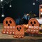 3 Pcs Mexican Ghost Table Decoration Halloween Ghost Wooden Sign Tabletop Centerpieces Cute Boo Tiered Tray Decorations